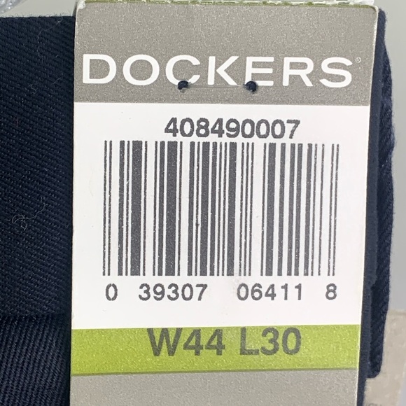 Dockers Classic Fit Cotton Black Pants NWT | W44/L30 - Picture 7 of 8
